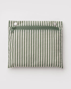 Everyday Cloud Bag - Sage Stripe - Beach Ready