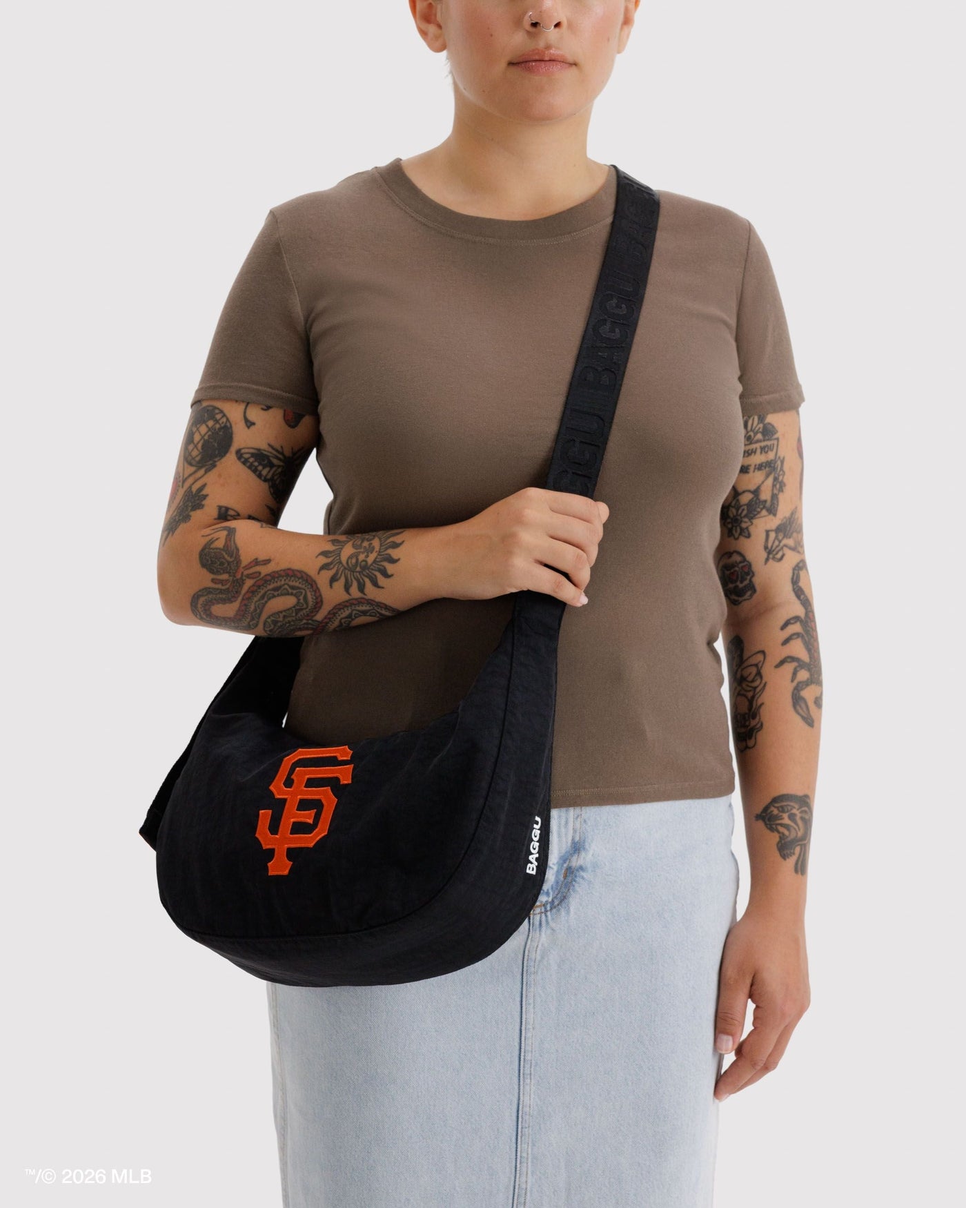 Medium Nylon Crescent Bag - San Francisco GiantsT