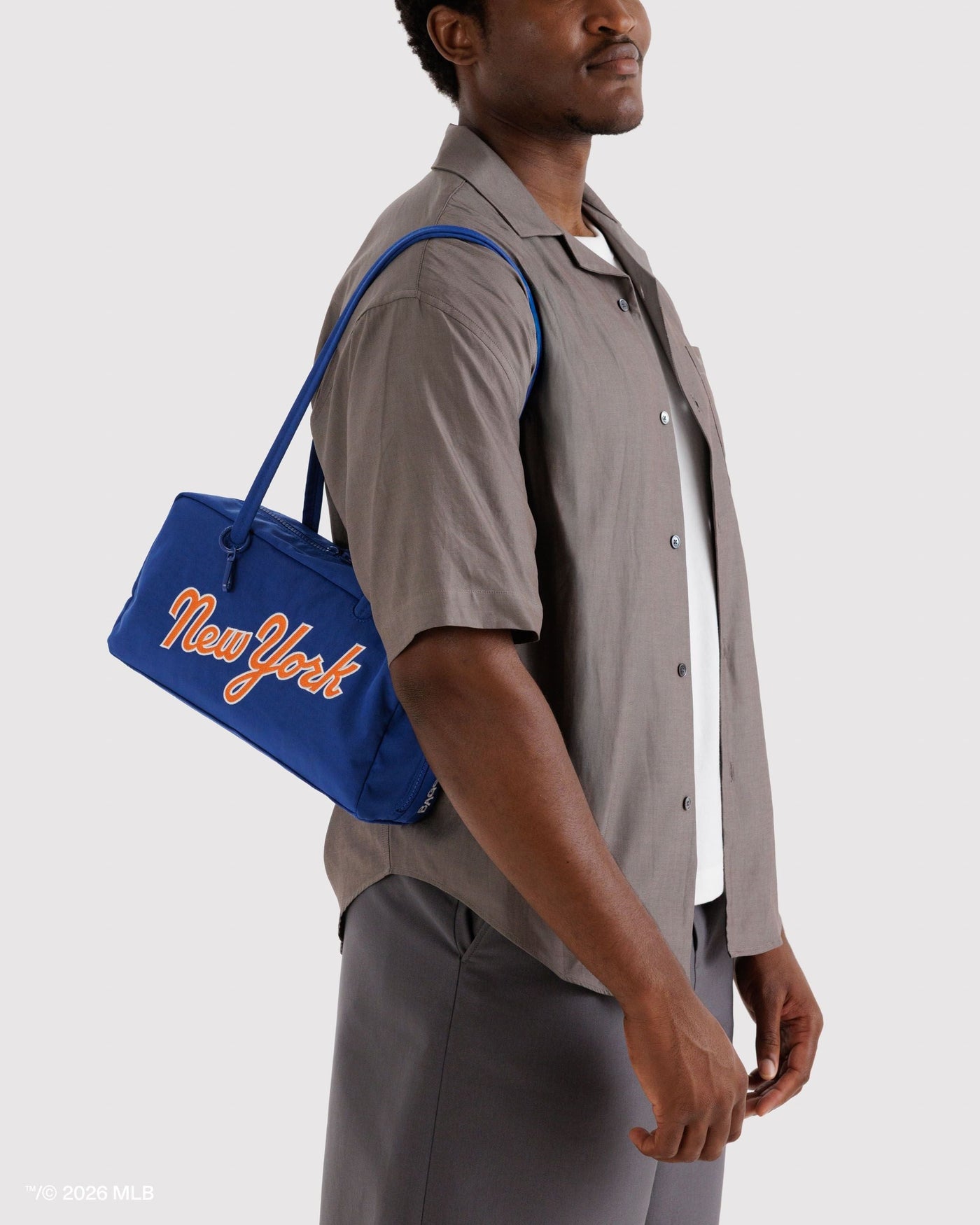 Nylon Bowler Bag - New York MetsT