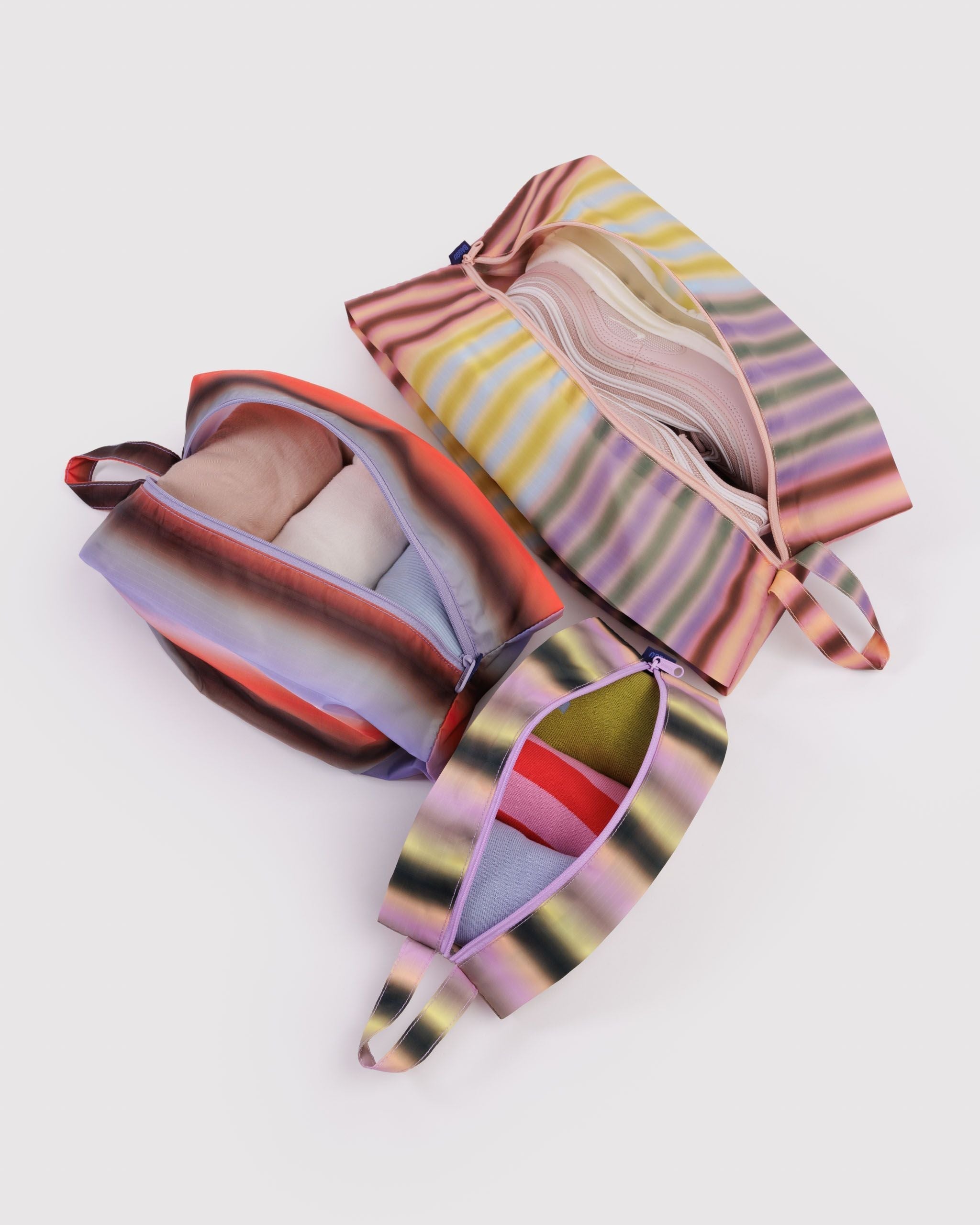 3D Zip Set - Gradient Stripes - Beach Ready