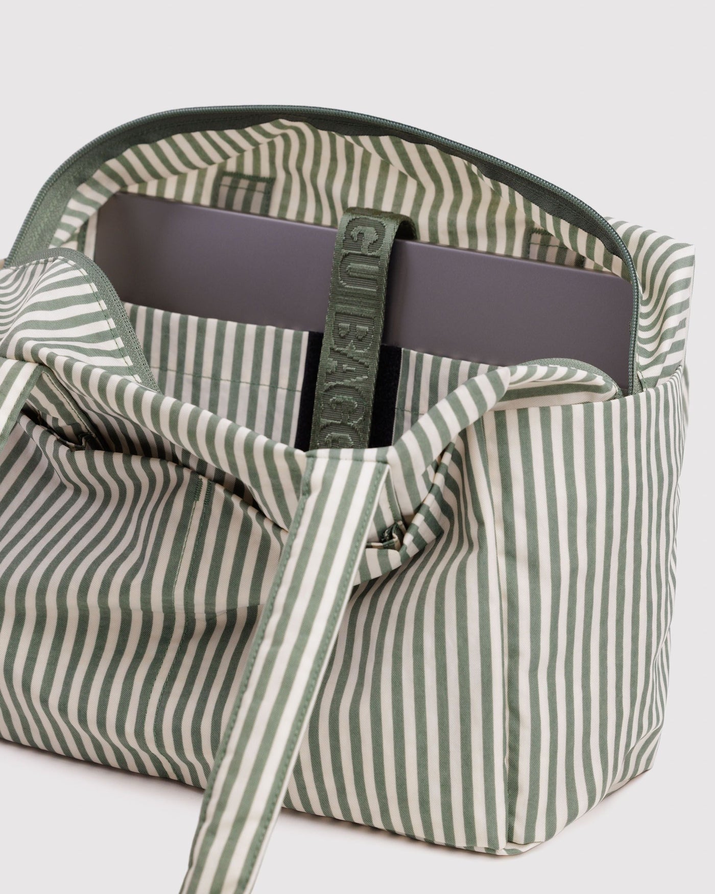 Everyday Cloud Bag - Sage Stripe - Beach Ready