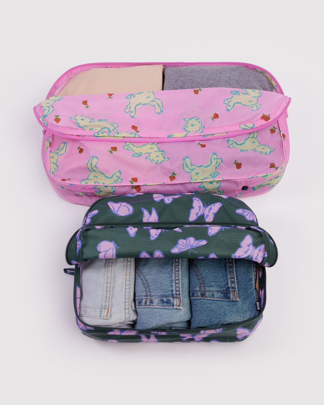 Large Packing Cube Set - Spring Animals - Easy Stow