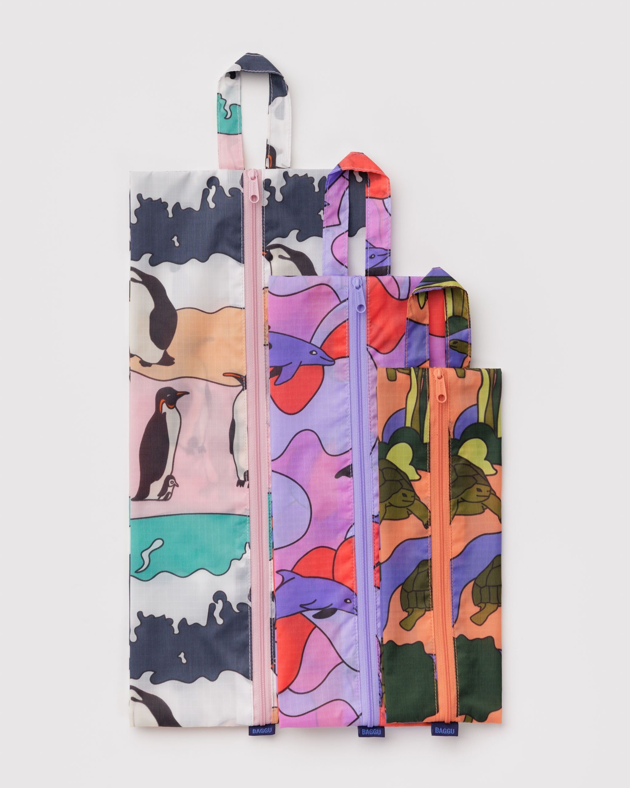 3D Zip Set - Vacation Animals - Beach Ready