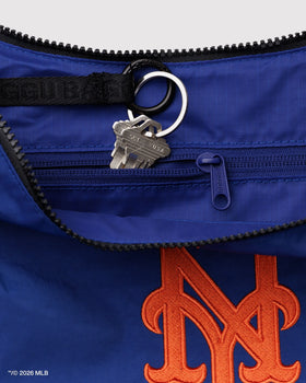 Medium Nylon Crescent Bag - New York MetsT